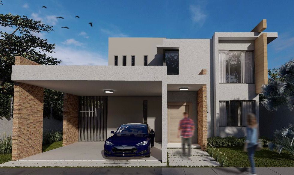 casas - Bella Vivienda en Proyecto Cerrado, Carretera Duarte