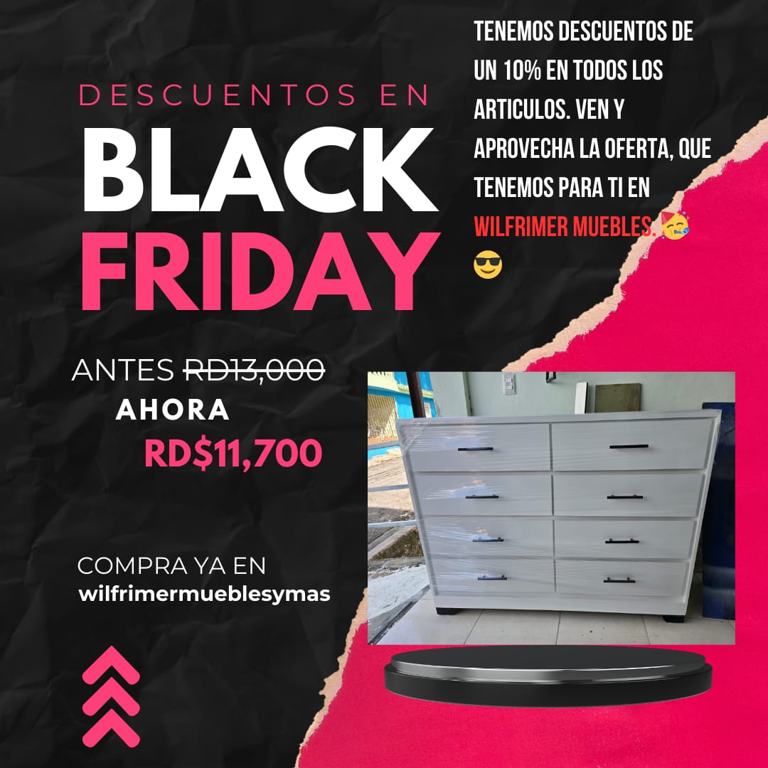 muebles y colchones - Gabetero de ocho en oferta  0