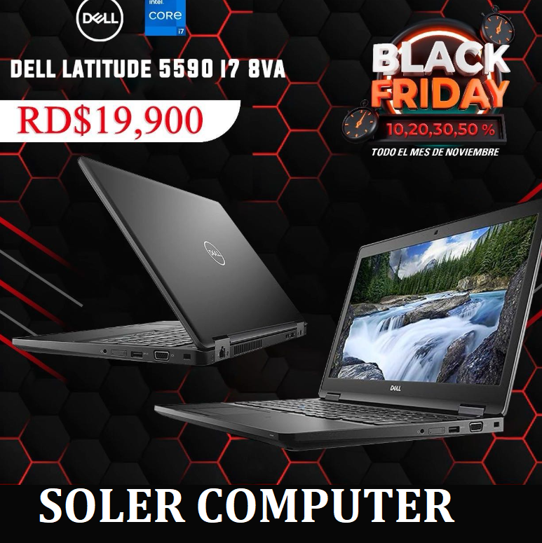 computadoras y laptops - Laptop Dell latitude 5590  Procesador Intel Core i