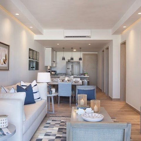 apartamentos - Proyecto en venta Punta Cana #21-2797 dos dormitorios, balcón, seguridad, áreas  4