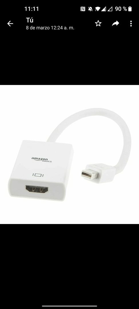 computadoras y laptops - Adaptador Thunderbolt, Mini Displayport  1