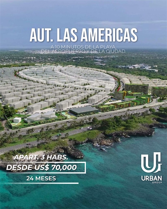 apartamentos - Av. Las Americas- Proyecto de apartamentos 3 habs 2