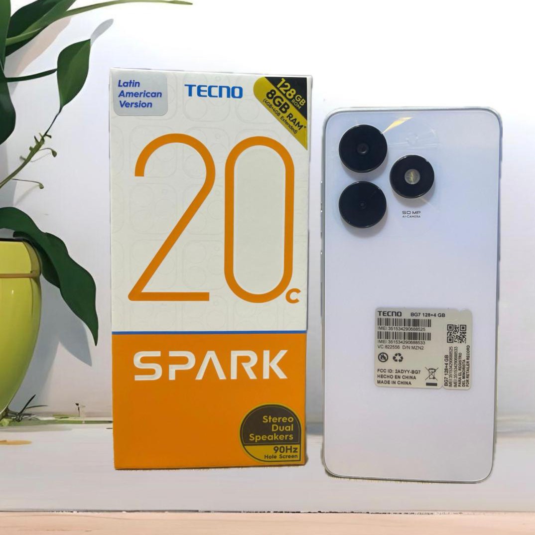 celulares y tabletas - Tecno Spark 20 C 128/256gb 