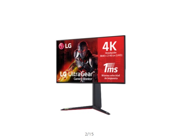 computadoras y laptops - Monitor 4K LG 27GN950 144Hz 1Ms IPS Nuevo Disponible 0