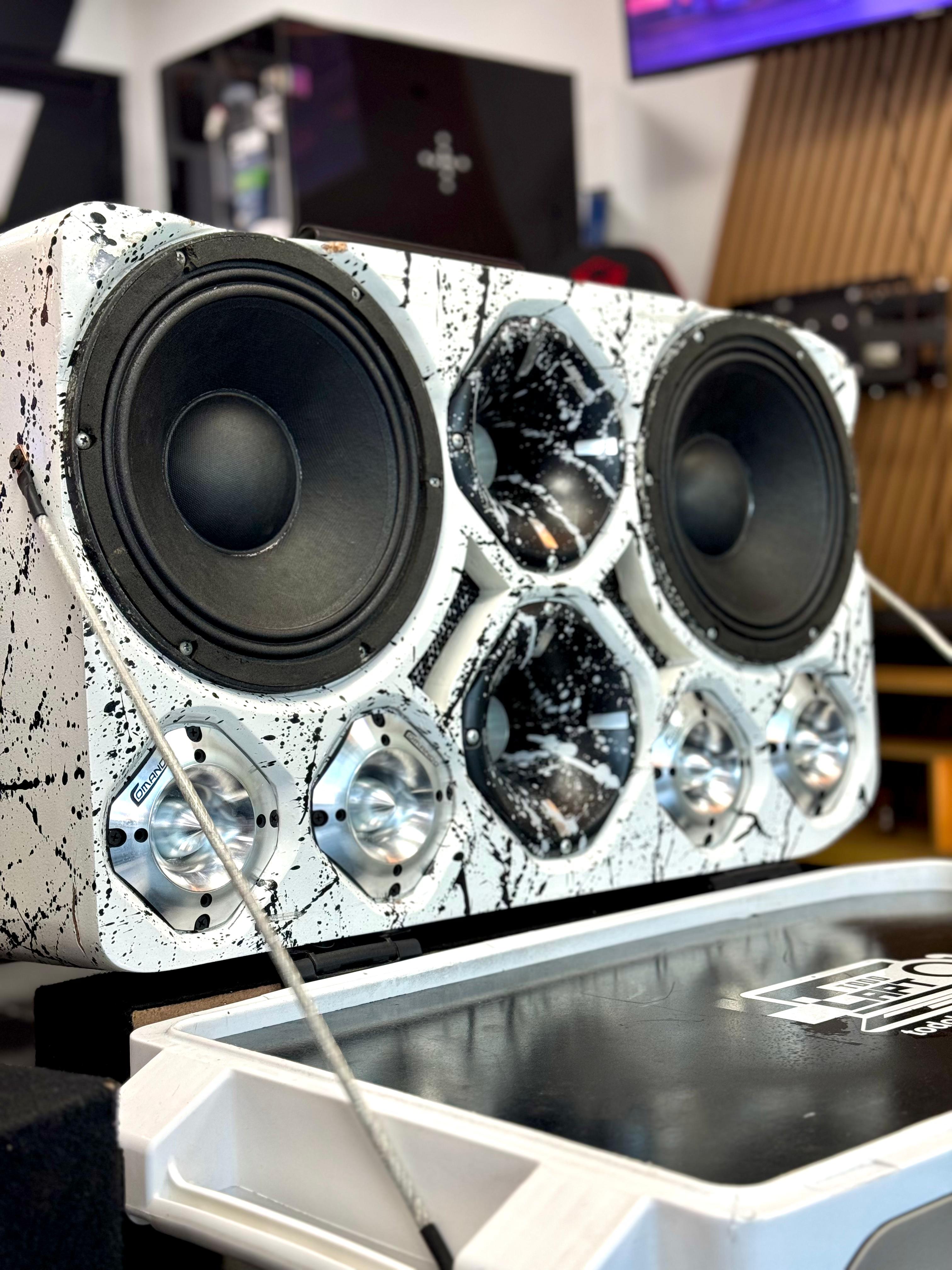 camaras y audio - Neverita Amplificada Doble 10 x2