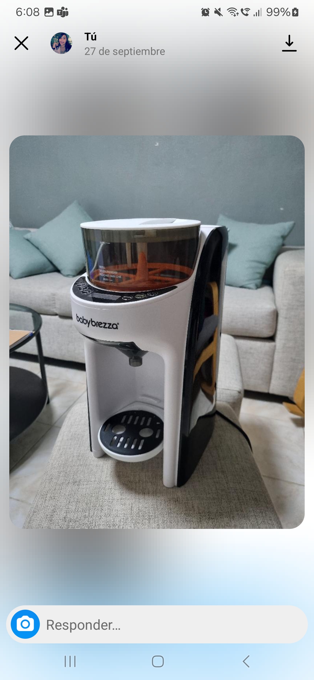 cuidado y nutricion - Baby Brezza dispensador de leche