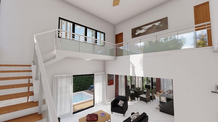 casas - Proyecto en venta Punta Cana 24-1342 tres dormitorios, baño social, piscina
