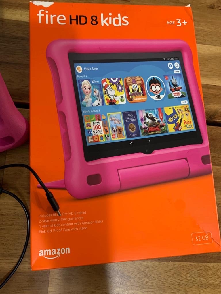 celulares y tabletas - Nueva tablet Amazon Fire HD 8 Kids, de 3 a 7 años | 3 GB de memopublicidad con   5