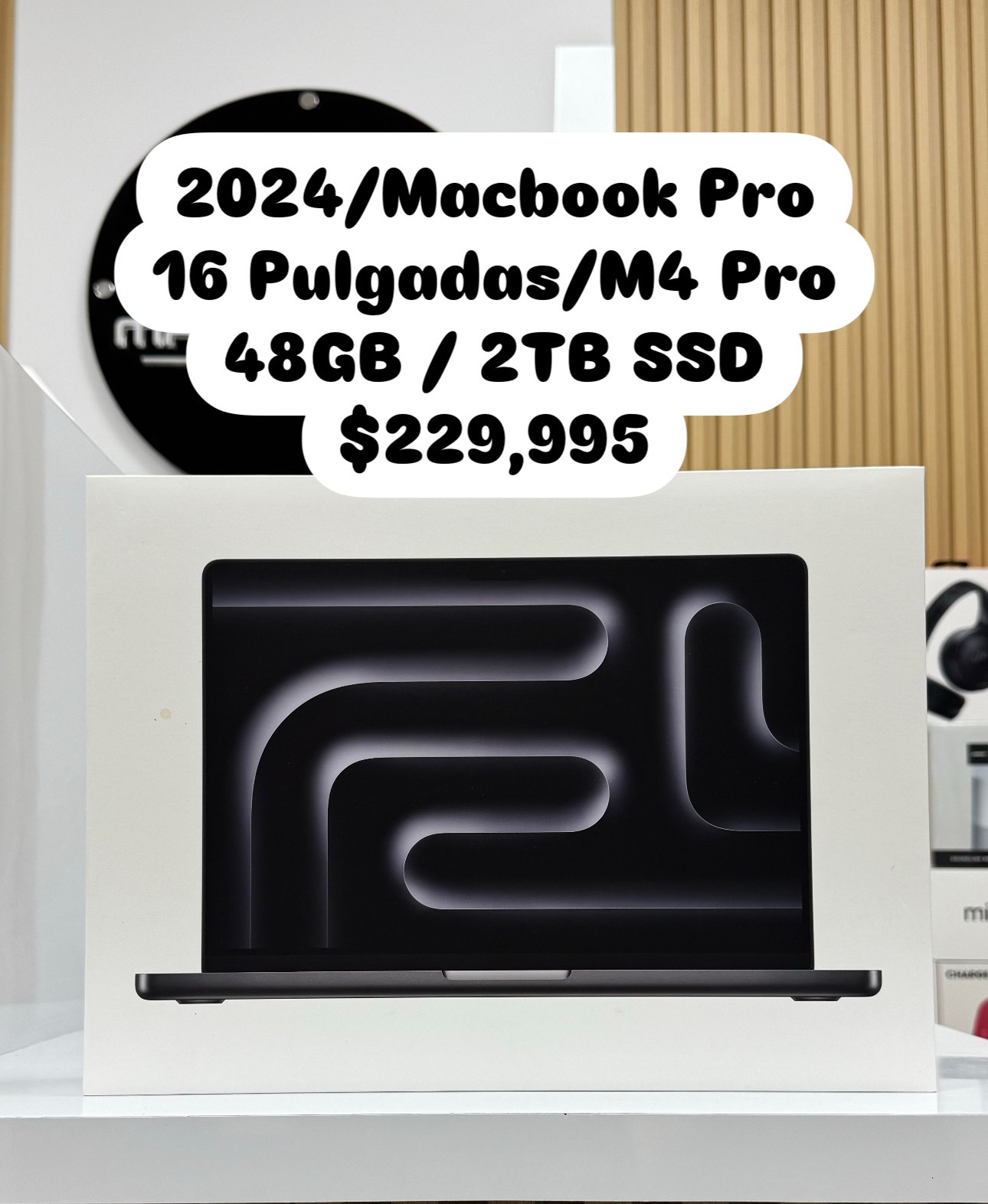 computadoras y laptops - MacBook Pro 16 Pulgadas 2TB SSD RAM 48GB M4 Pro Space Black 