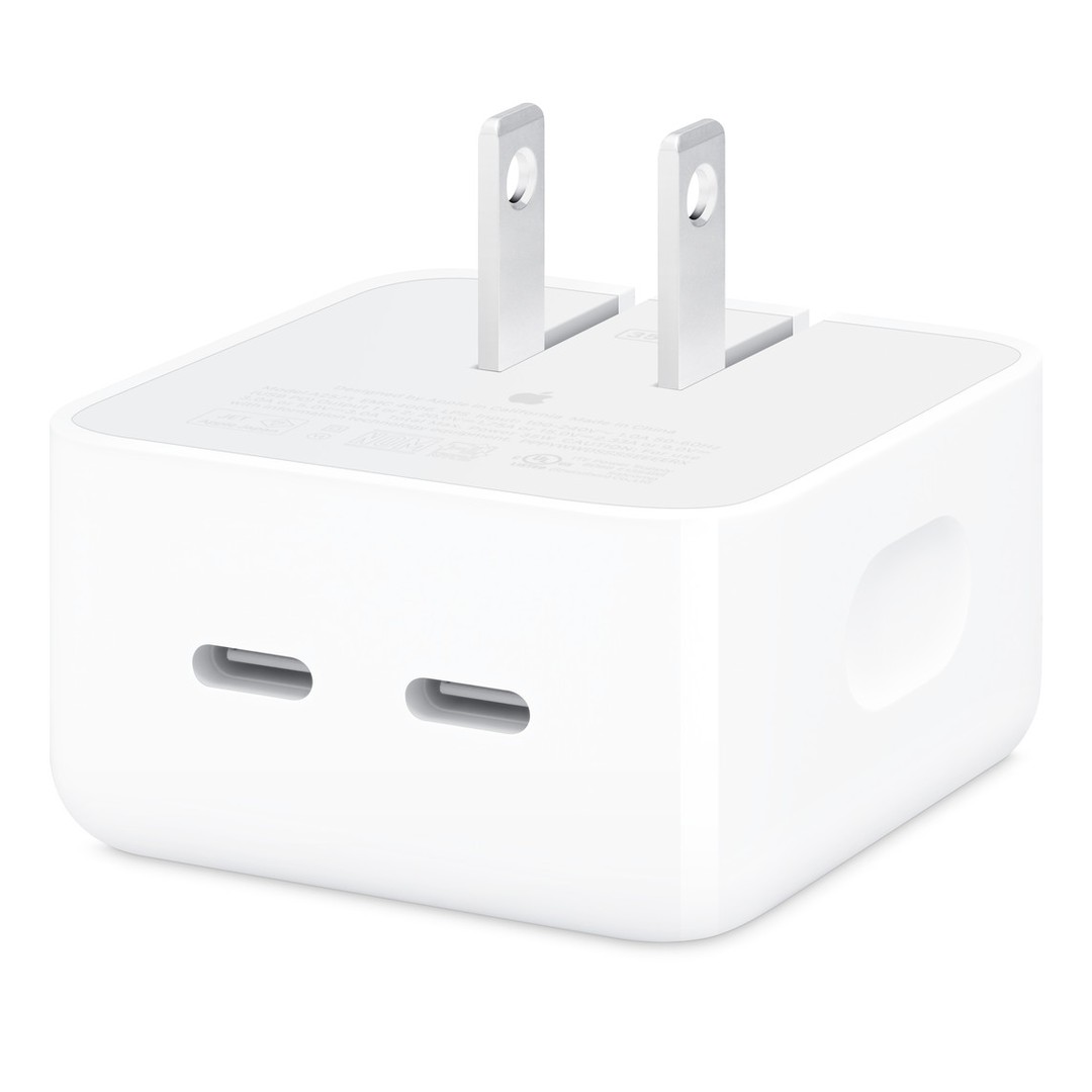 accesorios para electronica - Adaptador de corriente compacto con puerto USB-C doble de 35 W 2