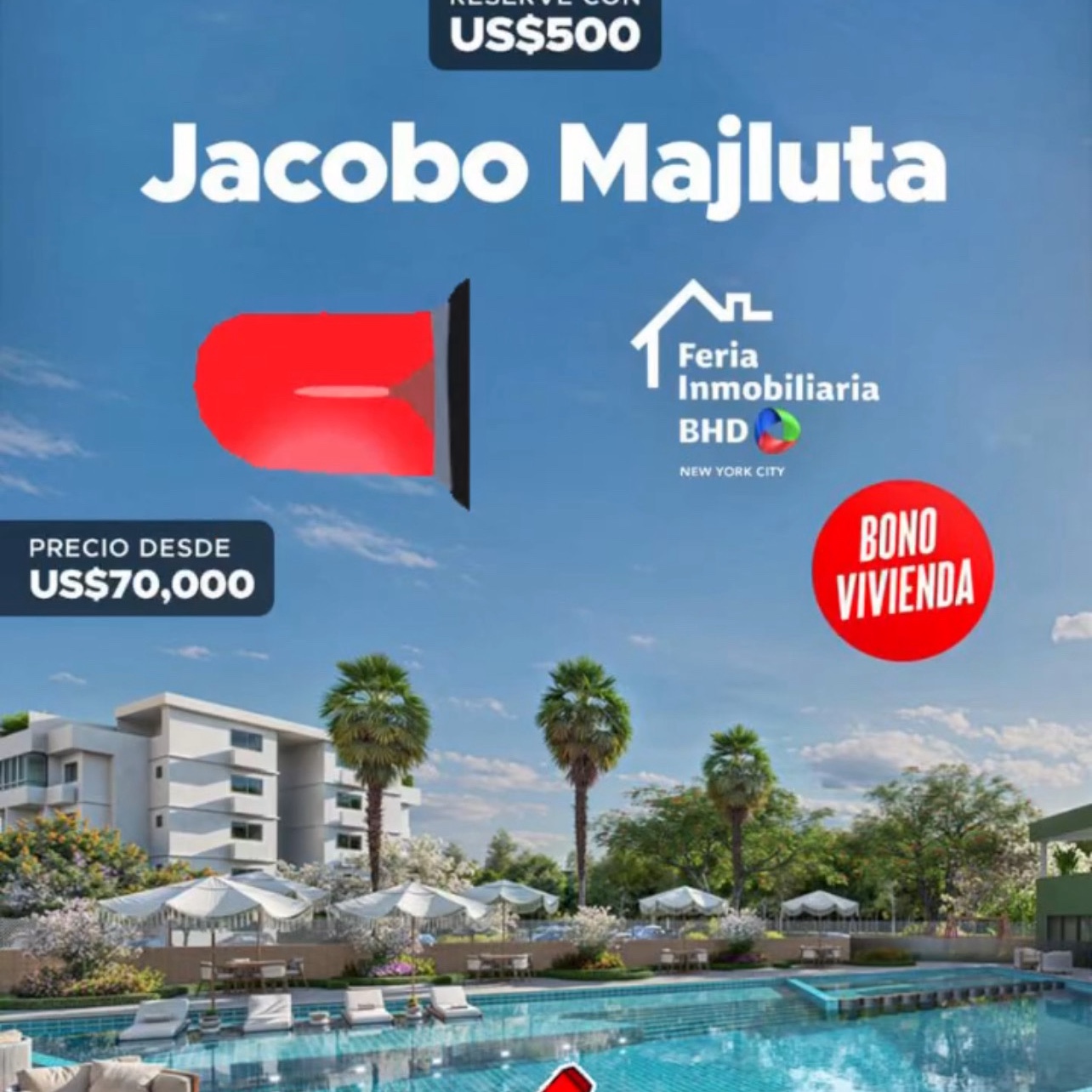 apartamentos - venta de apartamento con piscina en la Jacobo MAJLUTA con piscina 