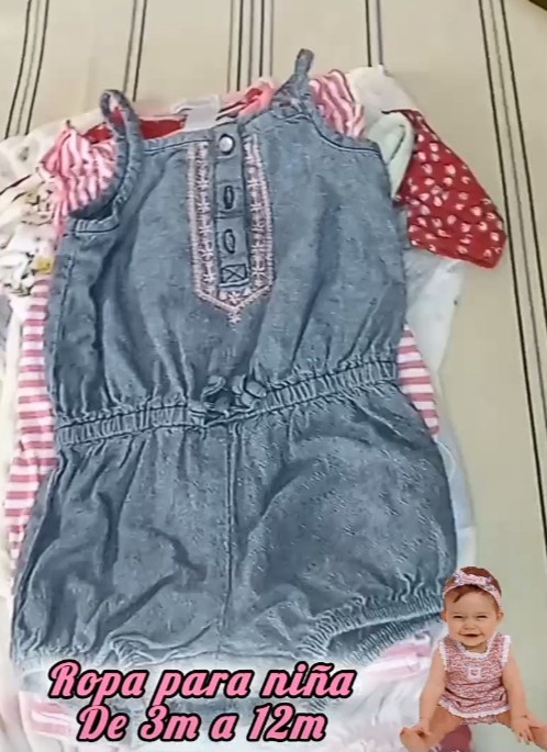 ropa y zapatos - Lote de ropa para niña de 3 a 12 meses. 3