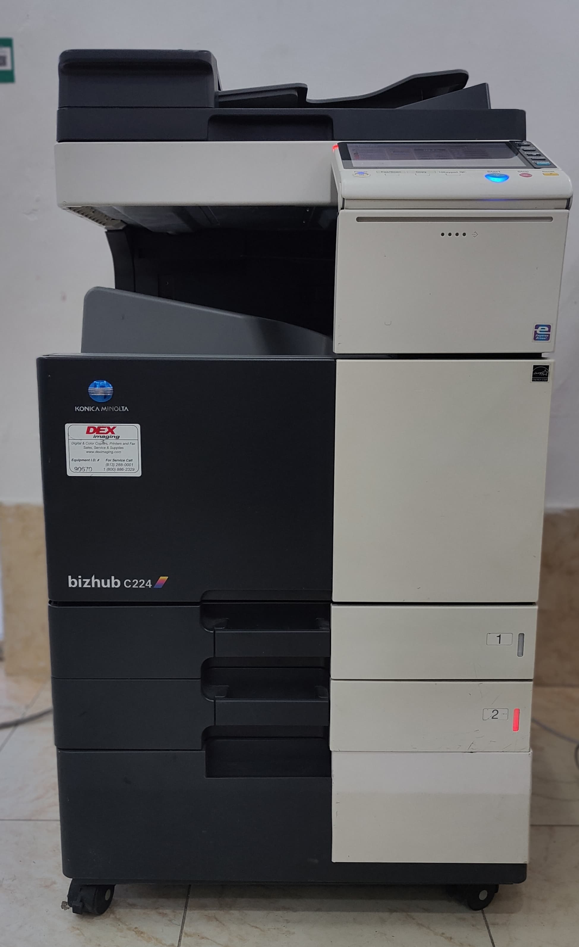 impresoras y scanners - Konica Minolta C224E Contador Bajito como nueva