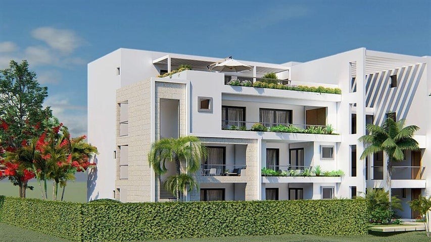 apartamentos - Proyecto en venta La Romana #23-286 dos dormitorios, balcón, piscina, jardín.
