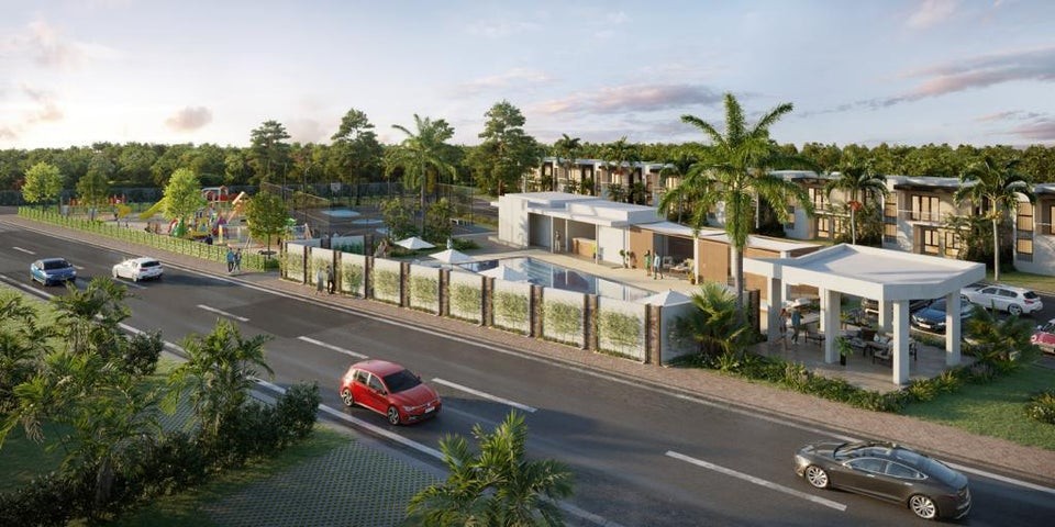 casas - Proyecto en venta Punta Cana  #24-1077 dos dormitorios, parqueo, piscina, seguri 8