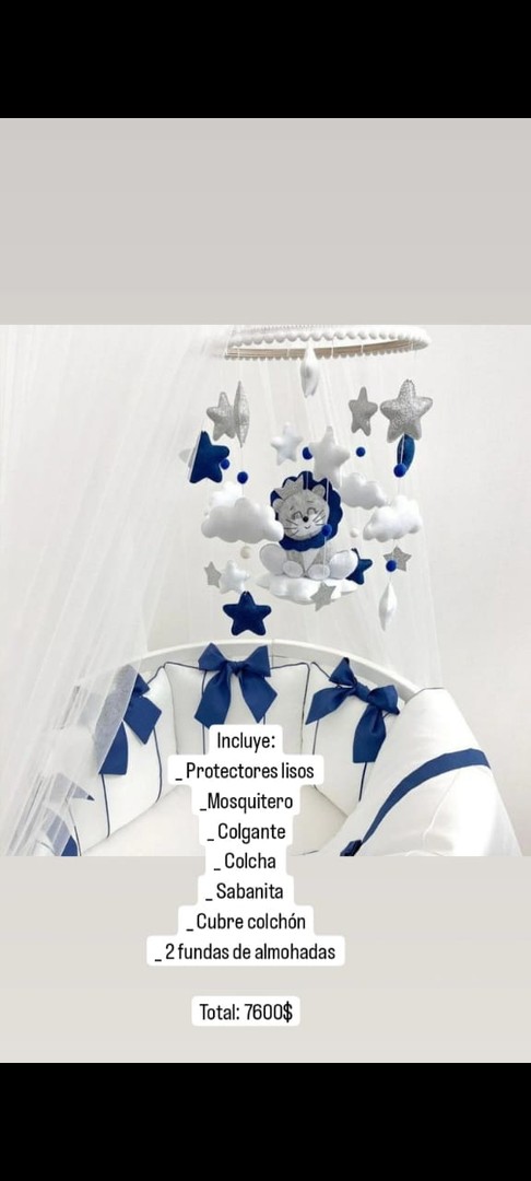 accesorios - Set de cuna personalizado para bebe