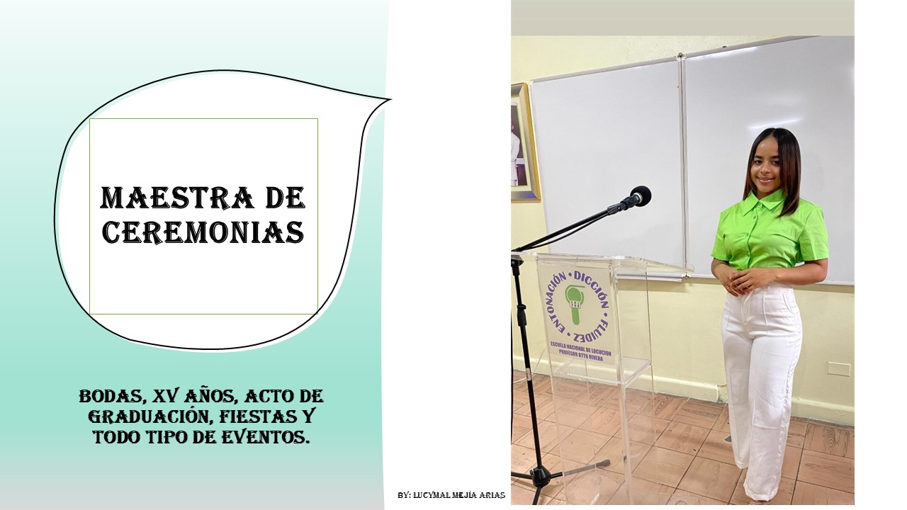 servicios profesionales - Maestra De Ceremonias