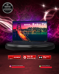 tv - SMART TV ONN. 32" Roku