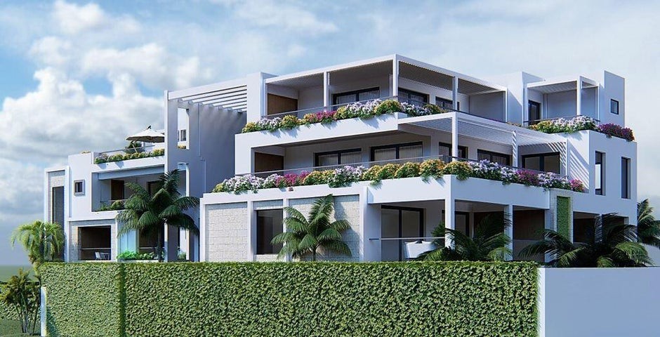 apartamentos - Proyecto en venta La Romana #23-286 dos dormitorios, balcón, piscina, jardín.
 1