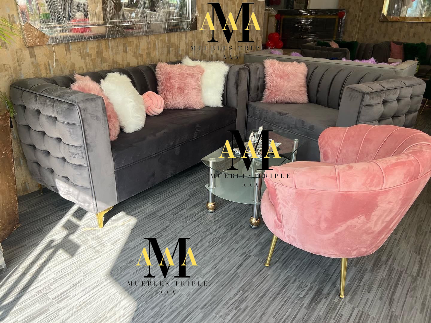 muebles y colchones - Juegos de muebles en diferentes colores y diseño 