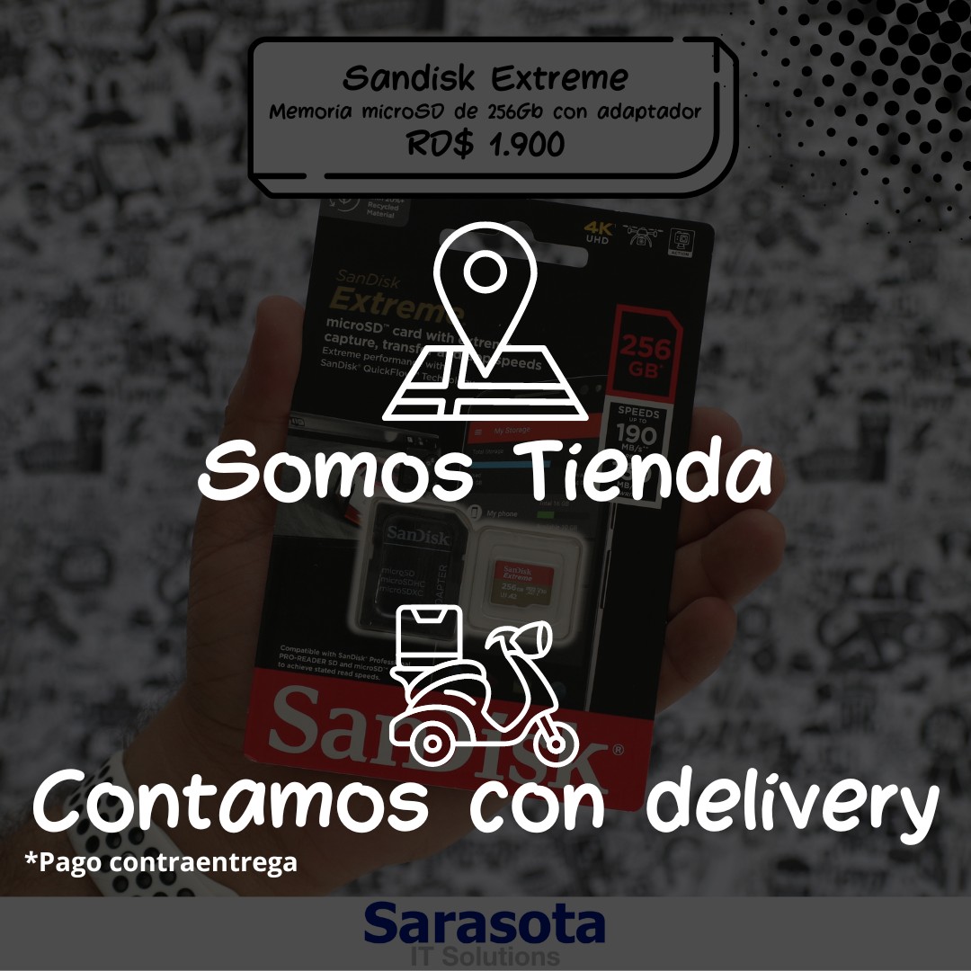 accesorios para electronica - MicroSD 256Gb SanDisk Extreme (190 MB/s) con adaptador 2