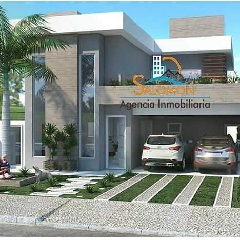 casas - Casa moderna con el sistema Inteligente en residencial privado 0