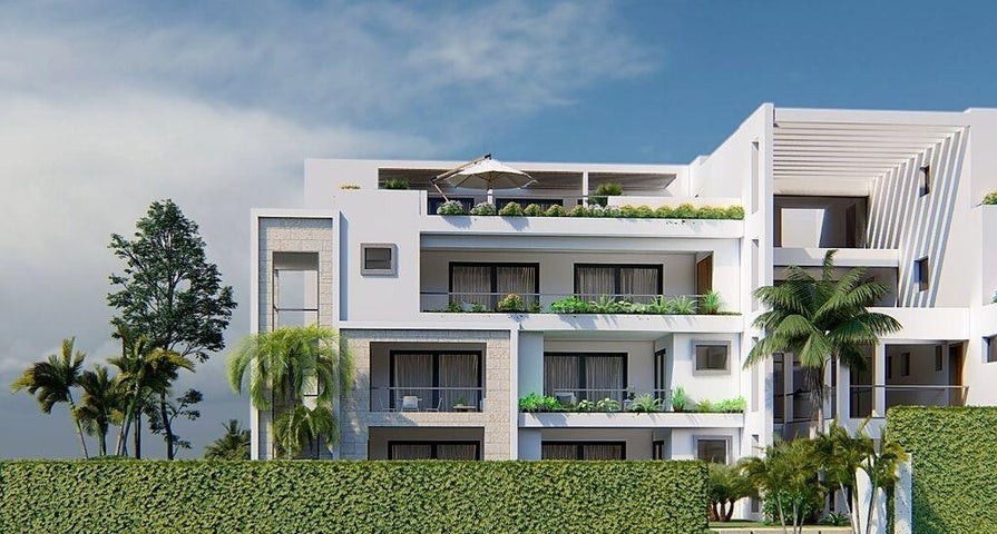apartamentos - Proyecto en venta La Romana #23-286 dos dormitorios, balcón, piscina, jardín.
 2