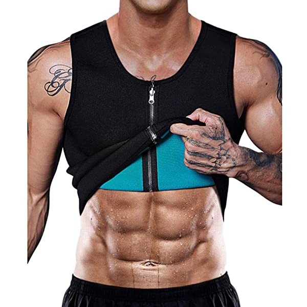 deportes - Faja de caballero Ultra neopreno para sudar reversible  chaleco cintura gym 1