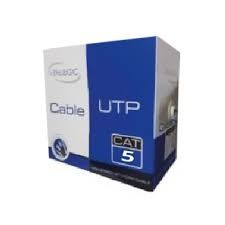 computadoras y laptops - Caja Cable De Red Venlogic Cat 5 1000 Pies, CCA Color Gris UTP cat5