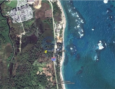 solares y terrenos - Venta de terreno en nagua primera línea de playa zona turística  0