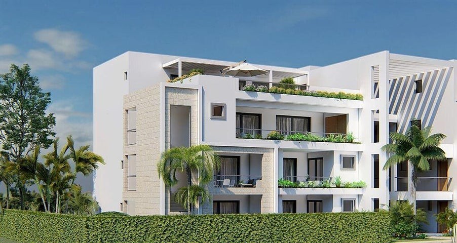 apartamentos - Proyecto en venta La Romana #23-286 dos dormitorios, balcón, piscina, jardín.
 3