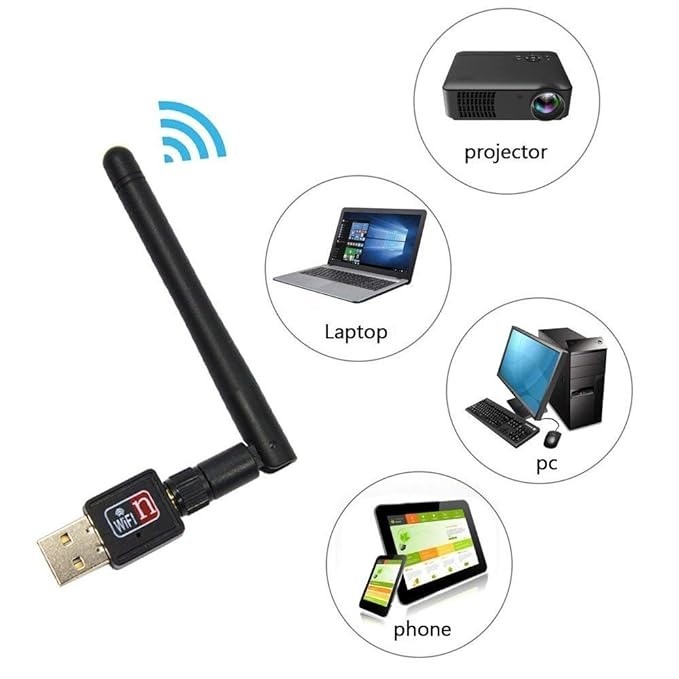 accesorios para electronica - ADAPTADOR WIFI CON ANTENA NSN-21082 900MBPS 2