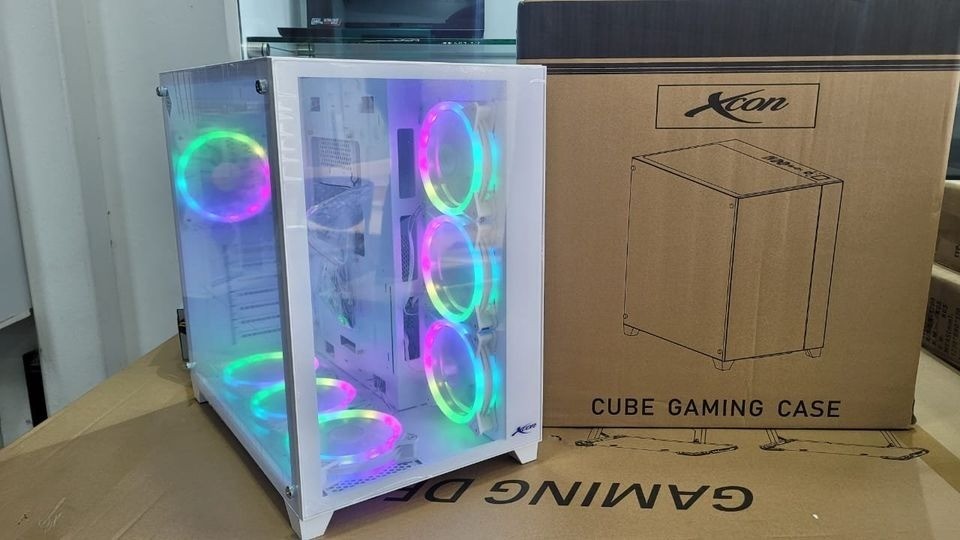 computadoras y laptops - CASE GAMER , 7 VENTILADORES RGB , GRANDE XXL 0