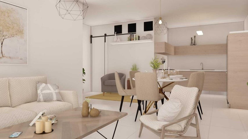 apartamentos - Proyecto en venta Punta Cana #24-1605 un dormitorio, balcón, terraza, ascensor.