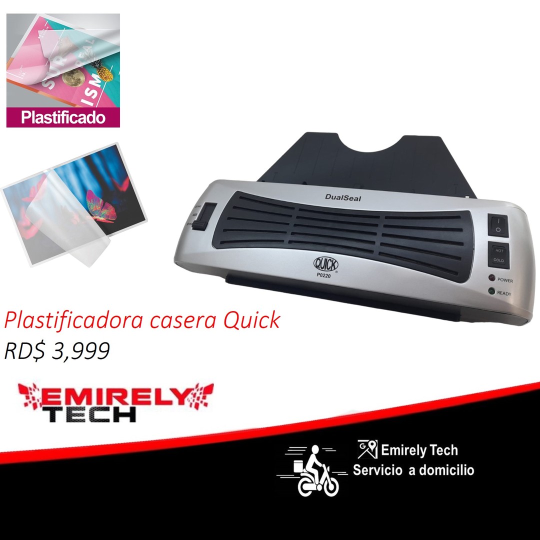 otros electronicos - Plastificadora casera Quick Laminadora casera 