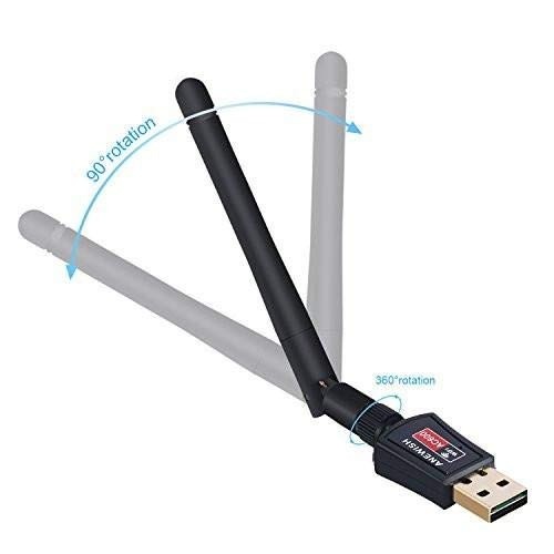 accesorios para electronica - ADAPTADOR WIFI CON ANTENA NSN-21082 900MBPS 3