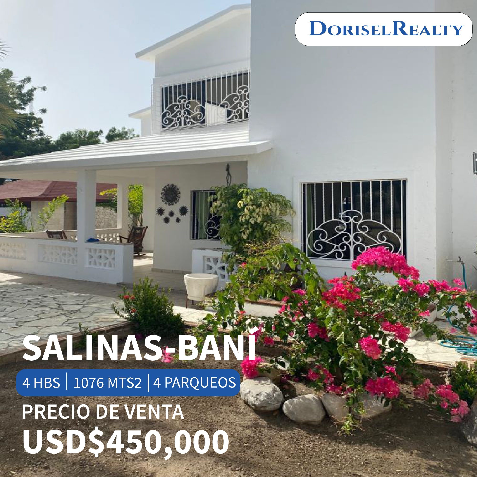 casas - VENTA DE HERMOSA CASA EN SALINAS BANI