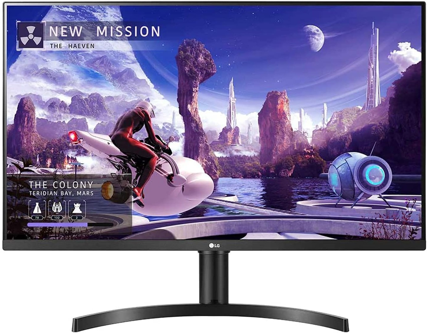 computadoras y laptops - Monitor  LG  QHD IPS HDR10 - 32``  32QN55T FreeSync 2560x1440 1