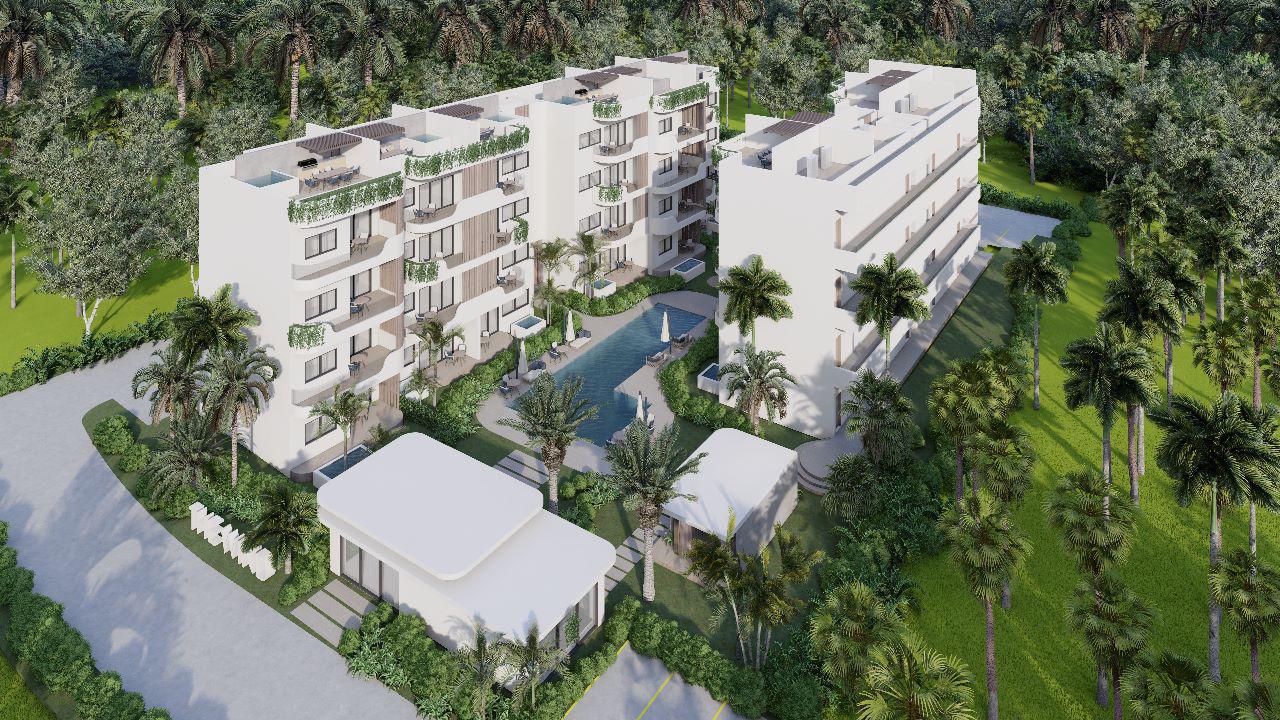 apartamentos - Apartamentos de 1 y 2 habitaciones con vista a la piscina en Punta Cana 6