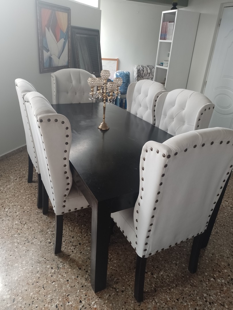 muebles y colchones - Imponente juego de comedor