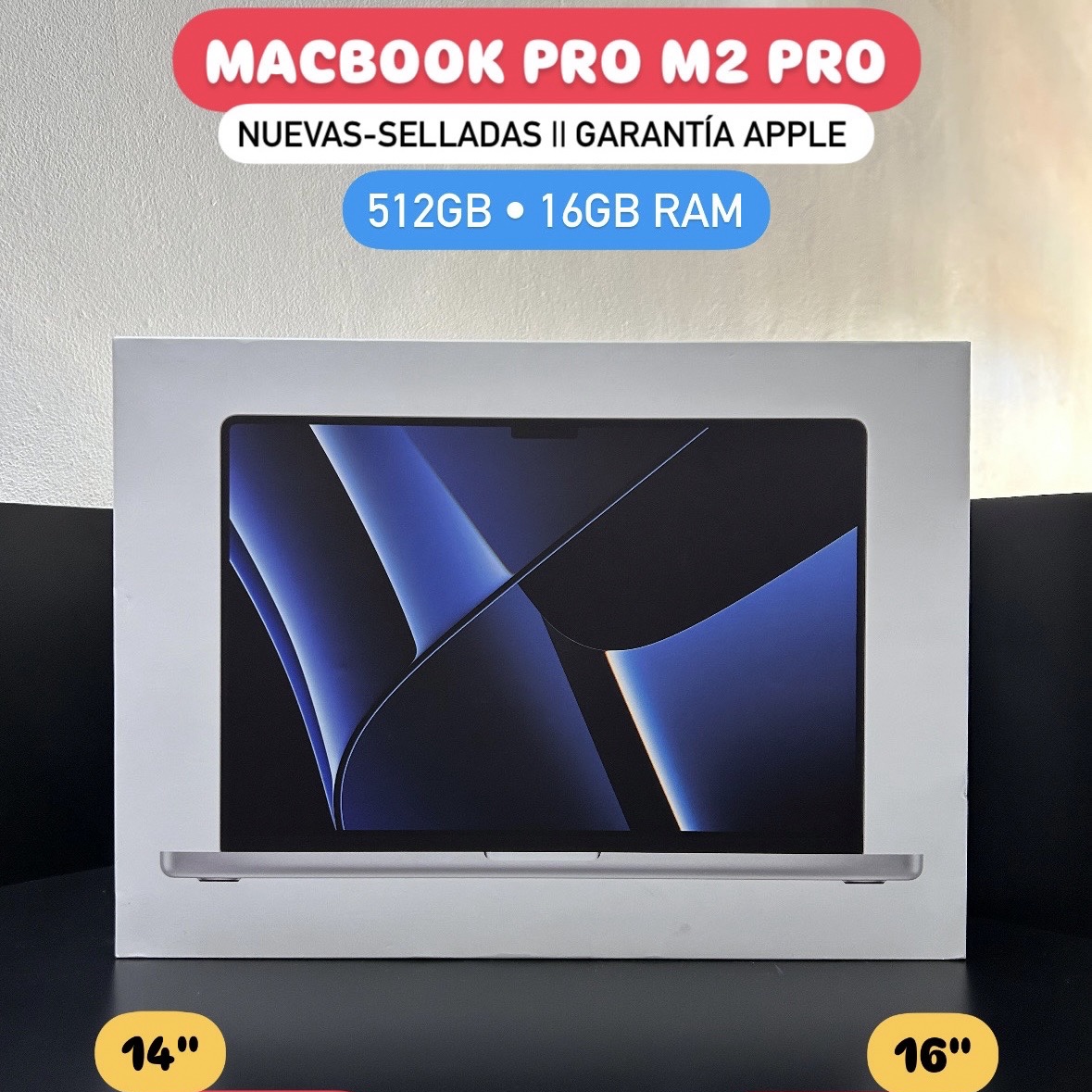 consolas y videojuegos - MACBOOK PRO M2 PRO 14" 16" 512GB GB 16GB RAM SELLADA 2023‼️🔥 OFERTA