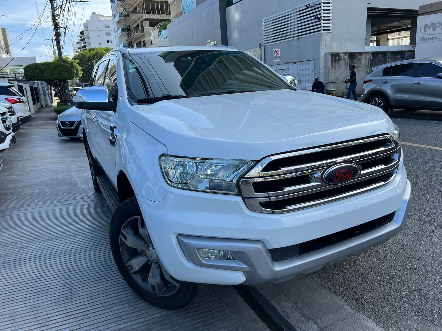 jeepetas y camionetas - FORD EVEREST 2016 TITANIUM BLANCO 3