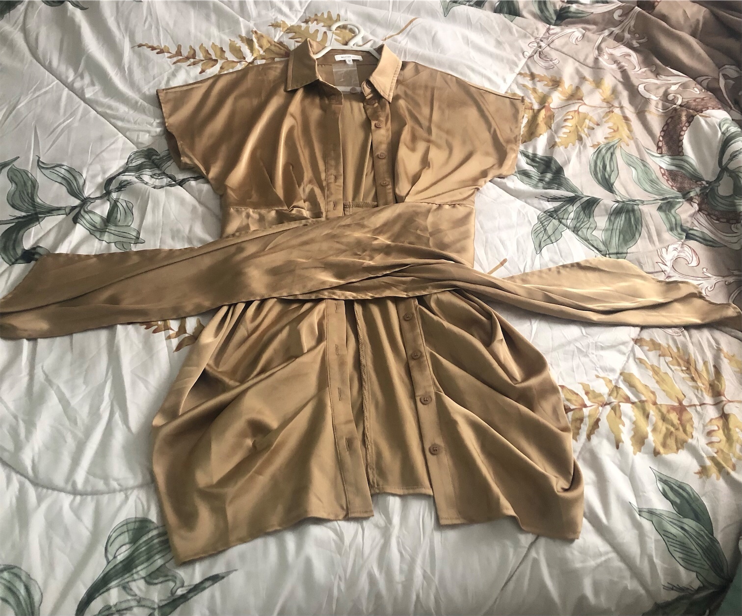 ropa para mujer - Hermoso vestido dorado  3