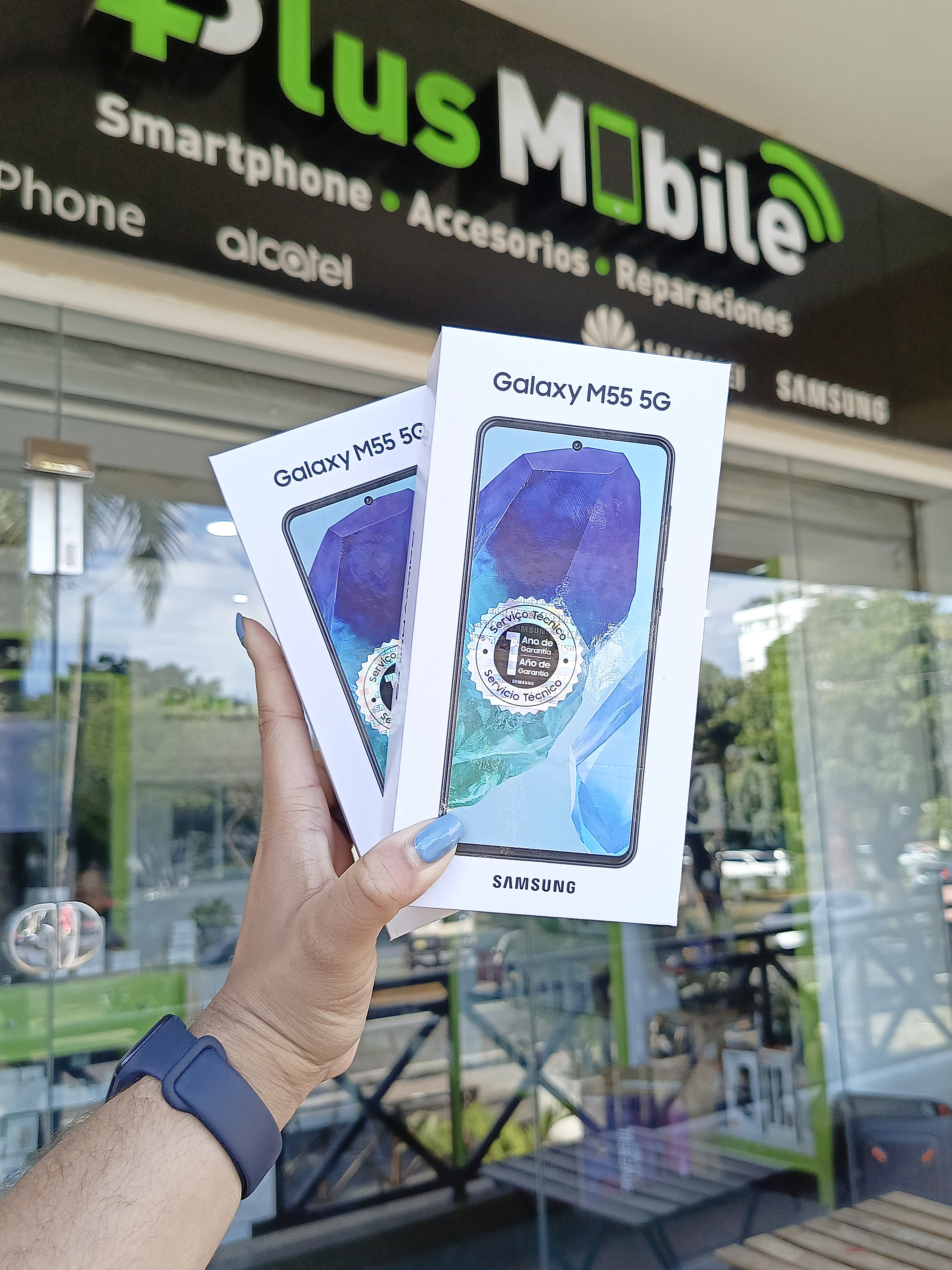 celulares y tabletas - OFERTA! Samsung Galaxy M55 5G 8/256GB 