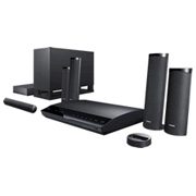 camaras y audio - Home Theater Sony 5.1 equipo sonido + DVD player + AM/FM tuner con bocinas