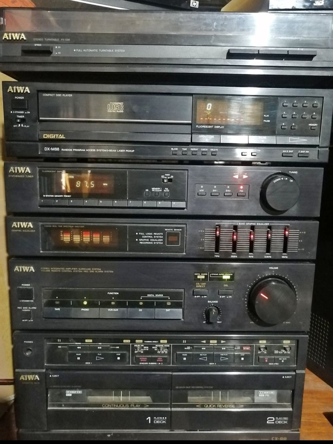 otros electronicos - Compro Componente Aiwa CX-88