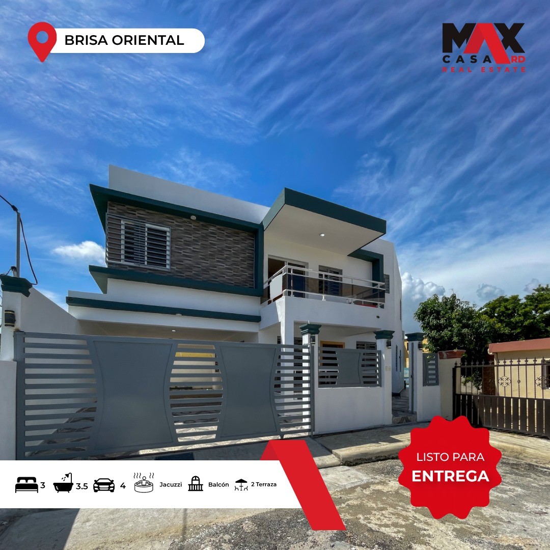 casas - CASA EN VENTA UBICADA EN BRISA ORIENTAL, SAN ISIDRO, SANTO DOMINGO ESTE 