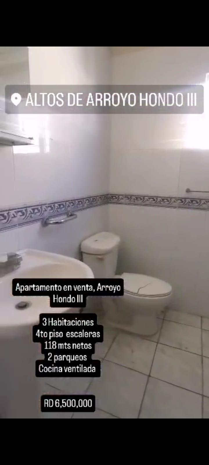 apartamentos - Apartamento en venta en los altos de arroyo hondo