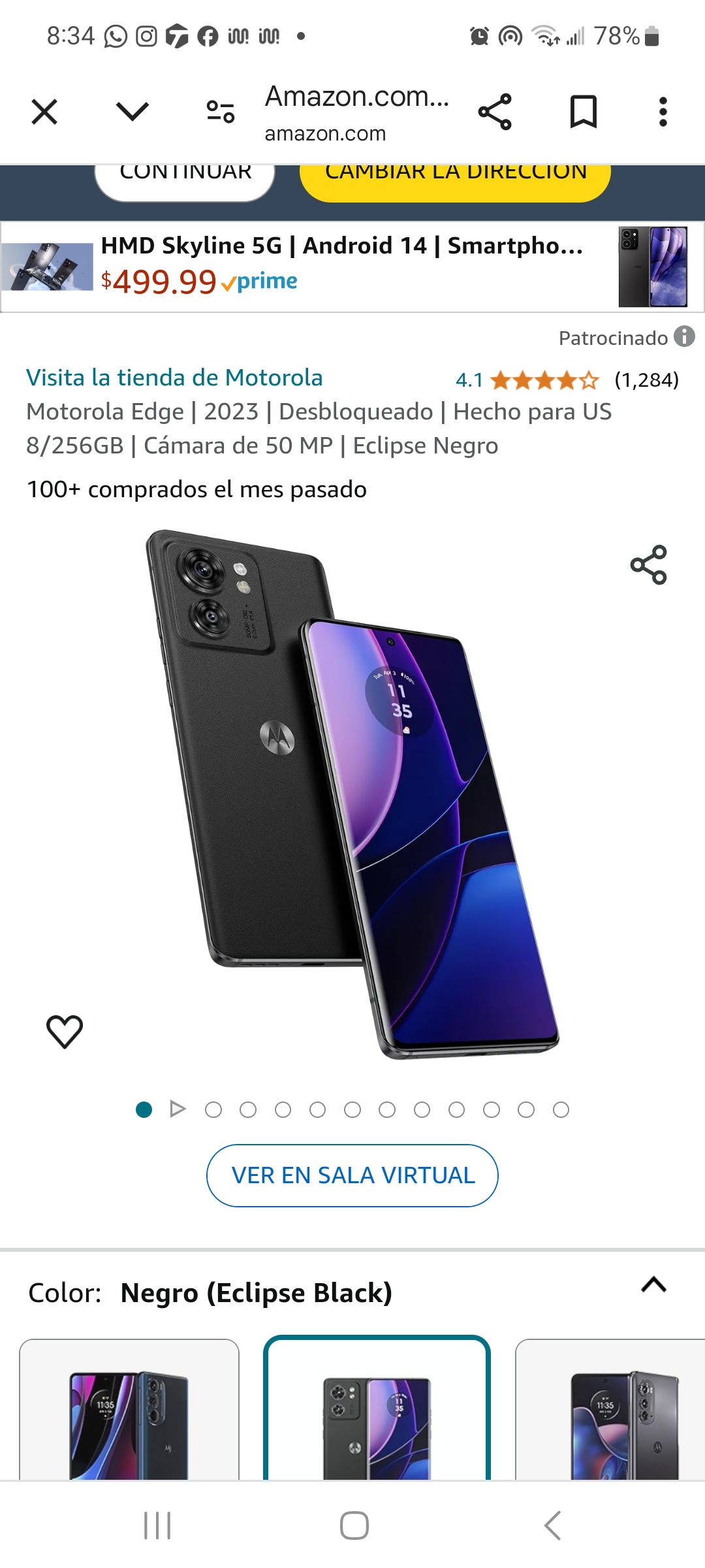 celulares y tabletas - Celular Nuevo 1