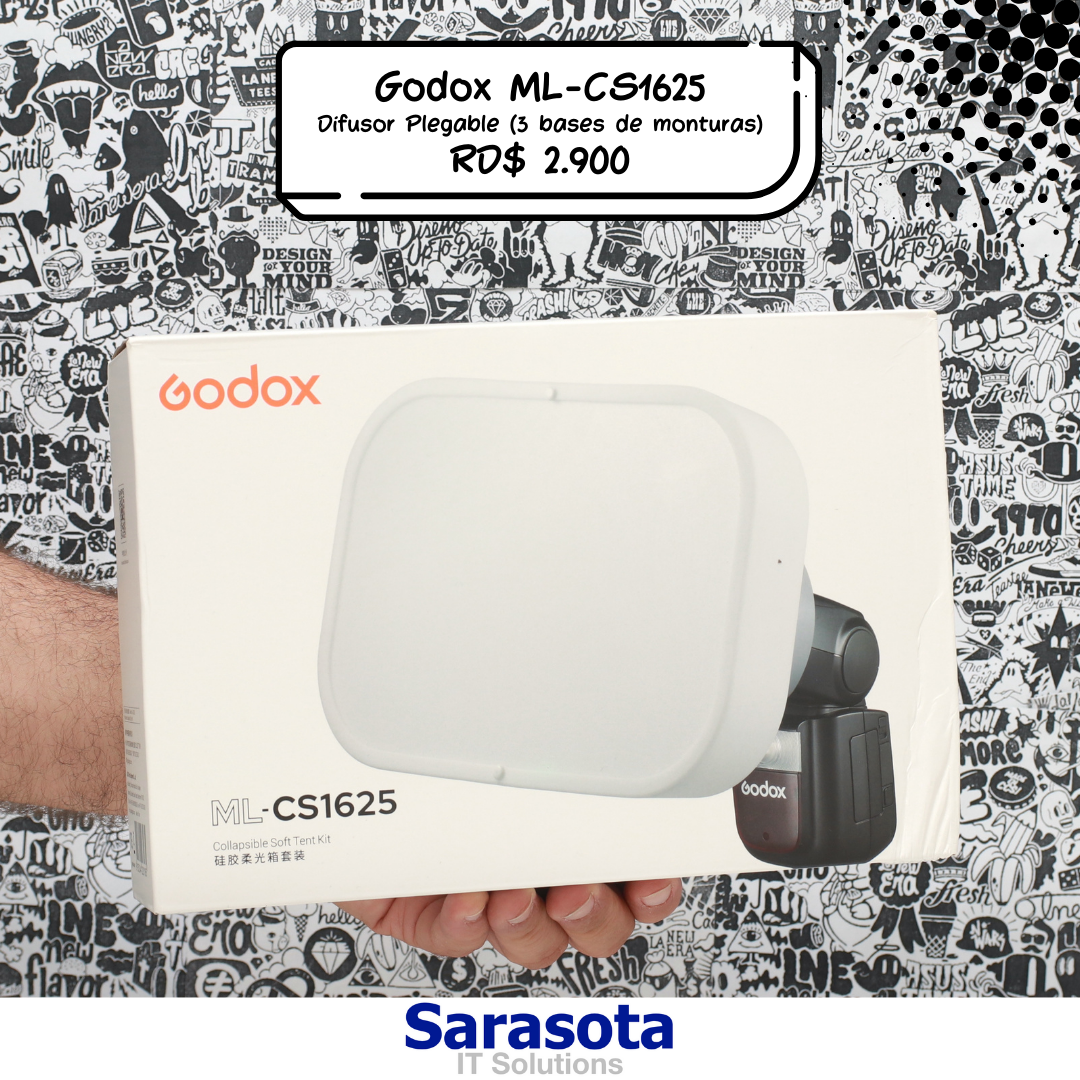 accesorios para electronica - Godox Difusor plegable ML-CS1625